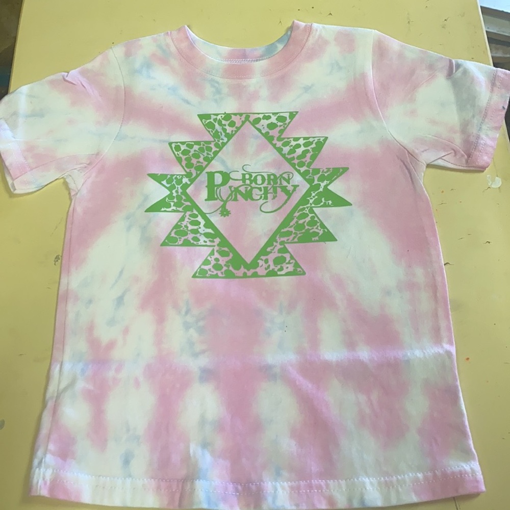 Tie dye graphic t-shirt can do any color